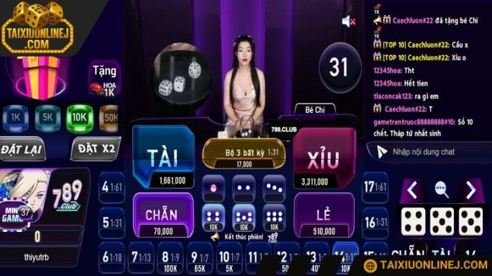 Các ván chơi có sự điều hành của dealer chuyên nghiệp