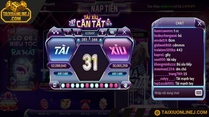 Tham gia các ván chơi tài xỉu đỉnh cao tại 789Club