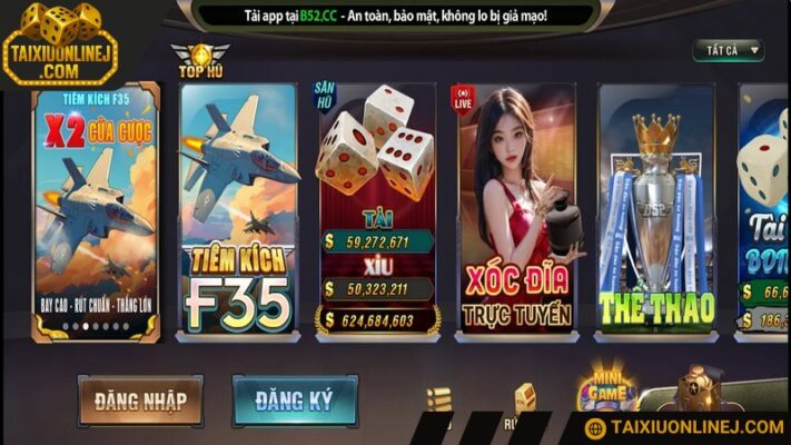 Trang web cung cấp nhiều trò chơi ăn khách trên thị trường