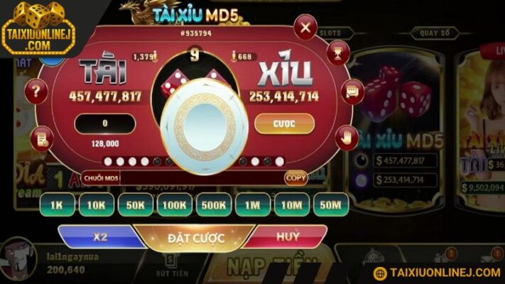 789CLUB siêu hot các lượt cược dự đoán tài xỉu MD5