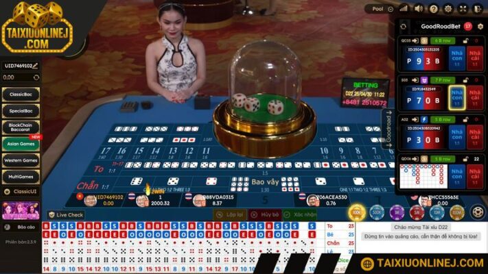 Trải nghiệm các bàn live tài xỉu hấp dẫn