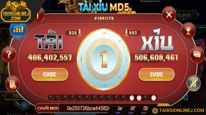 Tài xỉu tích hợp công nghệ MD5
