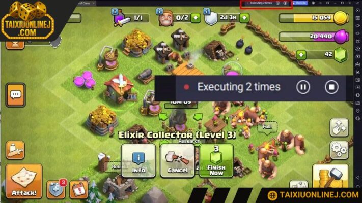 Có nhiều level chơi game đặc sắc để lựa chọn