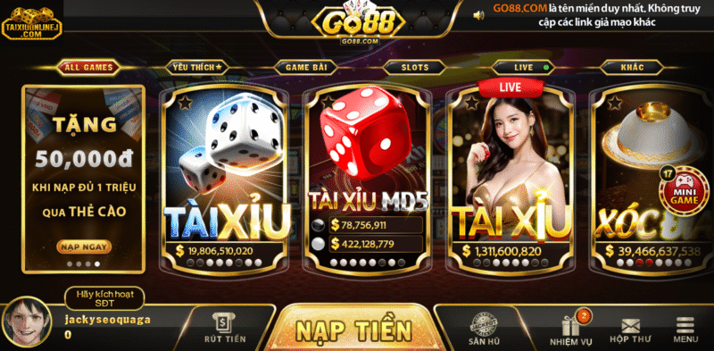 Tài Xỉu GO88
