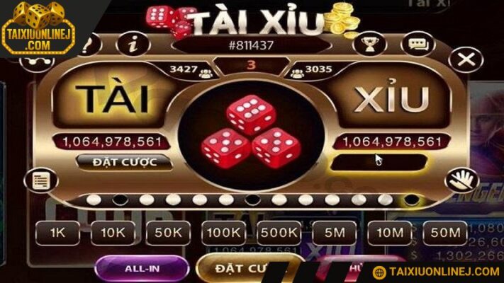 Giao diện MoMo tài xỉu được thiết kế tối giản, trực quan