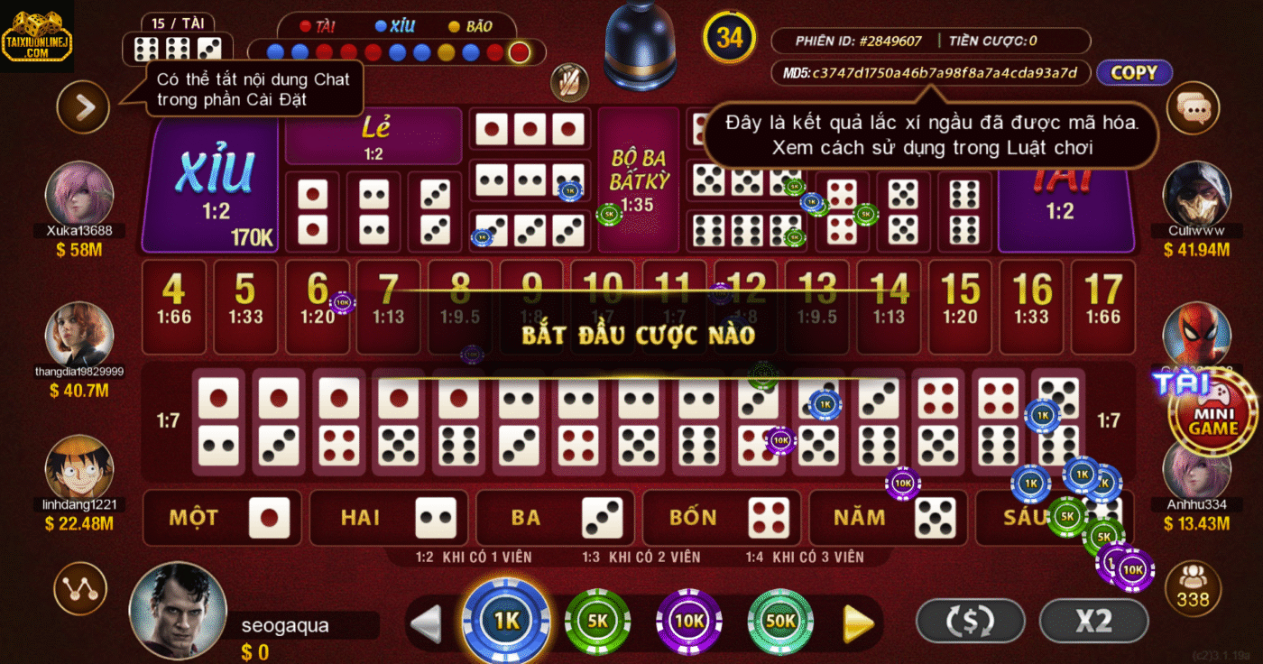 Tài Xỉu Sicbo