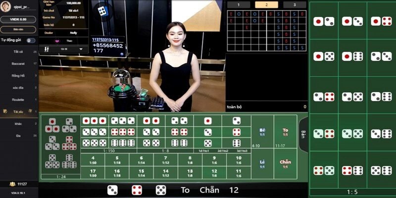 Tài xỉu live - Sân chơi cá cược trực tiếp với dealer siêu thực