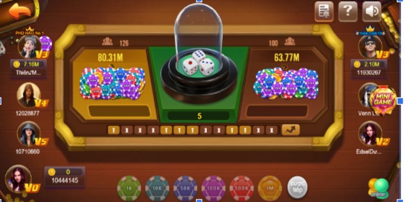 Tài xỉu IWIN CLUB sở hữu lối chơi đơn giản