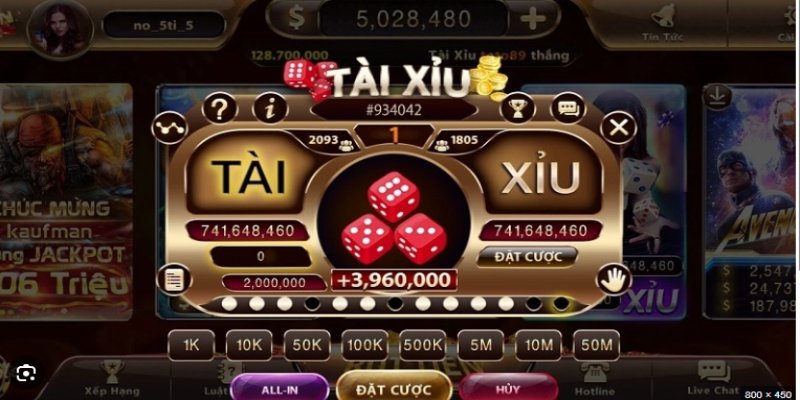 Tài xỉu Top88 hấp dẫn với hệ số thưởng ấn tượng