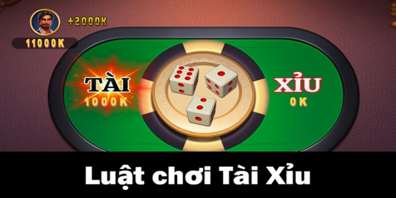 Luật chơi được xây dựng đơn giản chỉ với ba viên xúc xắc và bát lắc